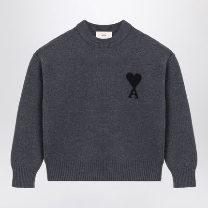 Ami Paris Dark grey Ami De Coeur sweater