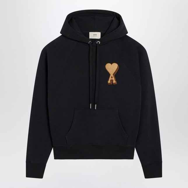 Ami Paris Black Ami De Coeur hoodie
